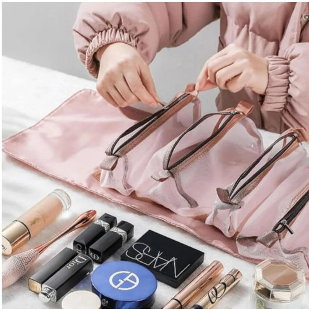 Foldable Makeup Storage Pouch for Cosmetics & Beauty Accessories –: f