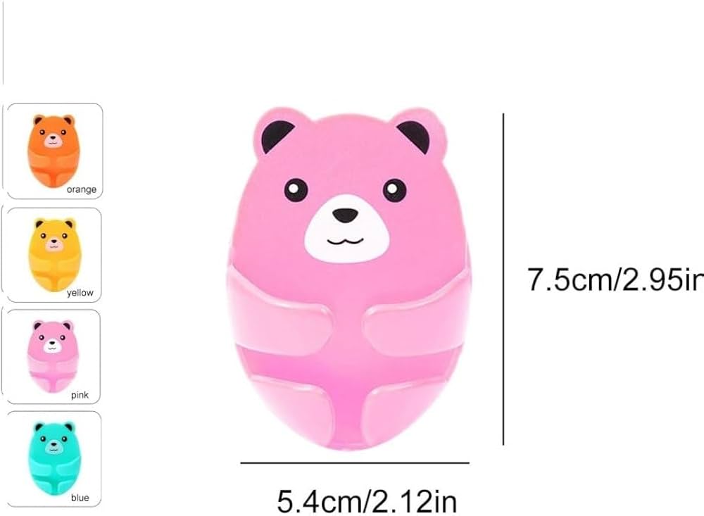 Cute Bear Cable Management Clips – Wall Mount Charger & Wire Holder: f