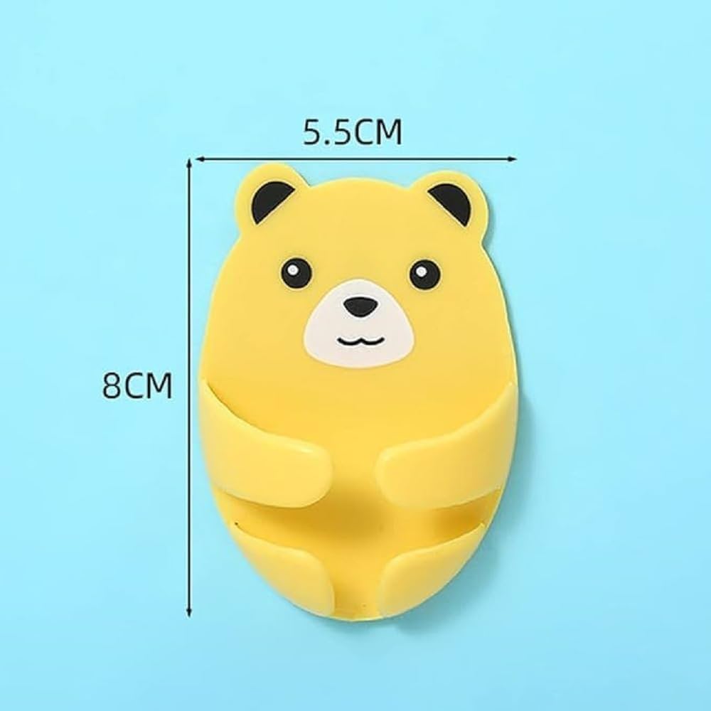 Cute Bear Cable Management Clips – Wall Mount Charger & Wire Holder: f