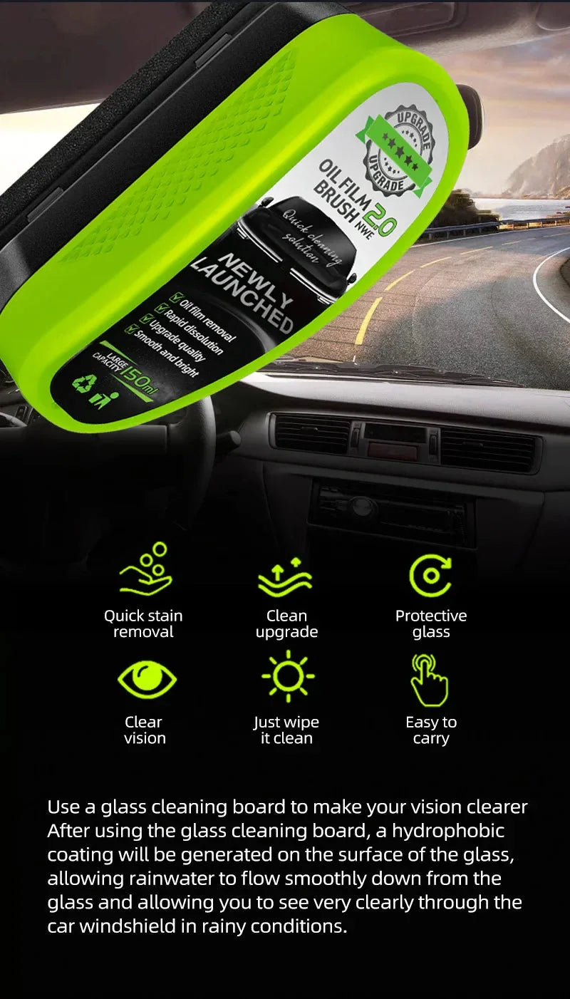 Car Windshield Oil Film Cleaning Brush -.g