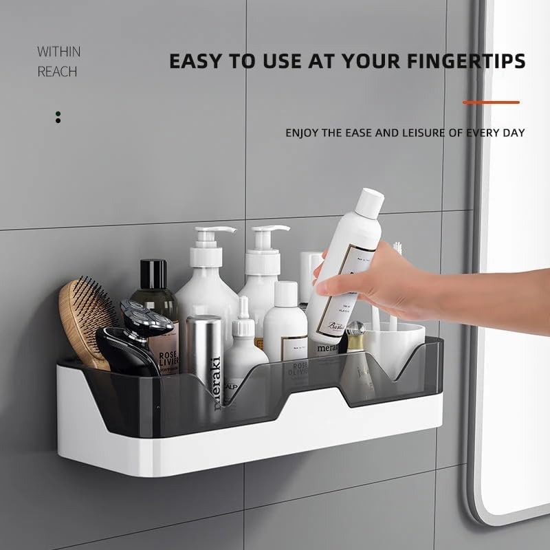 Bathroom & Kitchen adhesive organiser Shelf -(Pack of 2): f