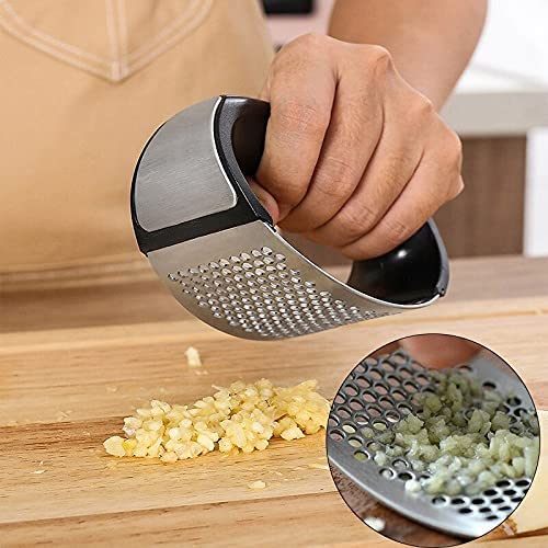 Premium Garlic Crusher – Easy, Quick & Mess-Free (Pack of 2)- .f