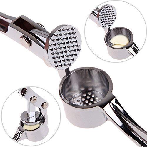 Heavy Duty Garlic Press & Crusher – Stainless Steel Manual Garlic Mincer :f