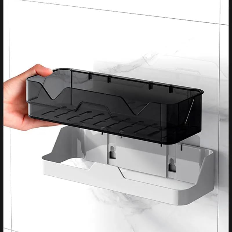 Bathroom & Kitchen adhesive organiser Shelf -(Pack of 2): f