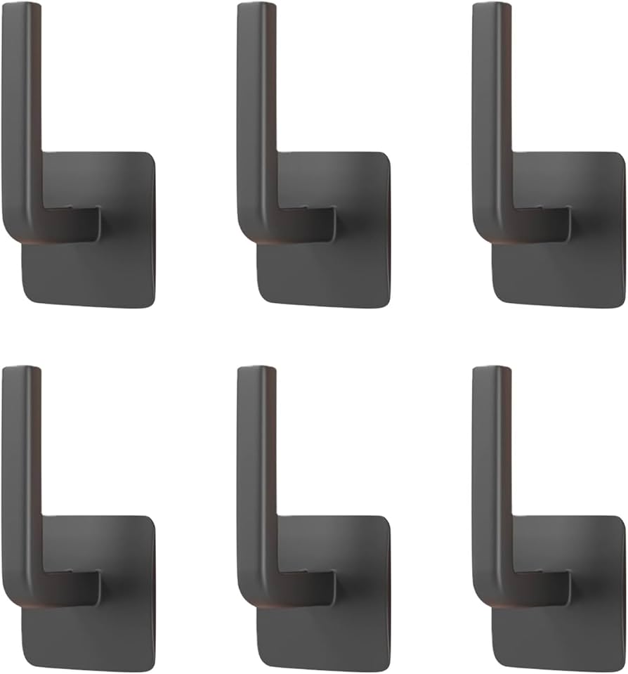 Multi-Purpose Strong Adhesive Wall Hooks for Clothes & Accessories: f