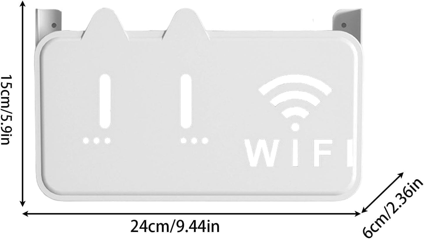 WiFi Router Storage Box – Cable Organizer & Wall Mount Cover .g