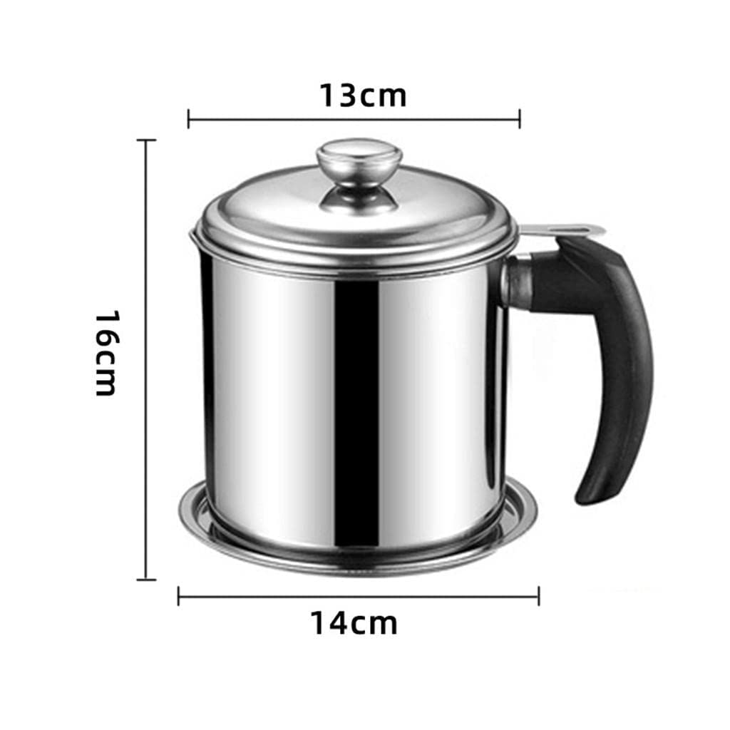 Stainless Steel Oil Filter Jar- Premium and Long Lasting.g