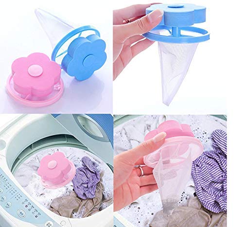 Reusable Laundry Lint Filter Bag – Washing Machine Floating Hair & Fabric Waste Catcher :f