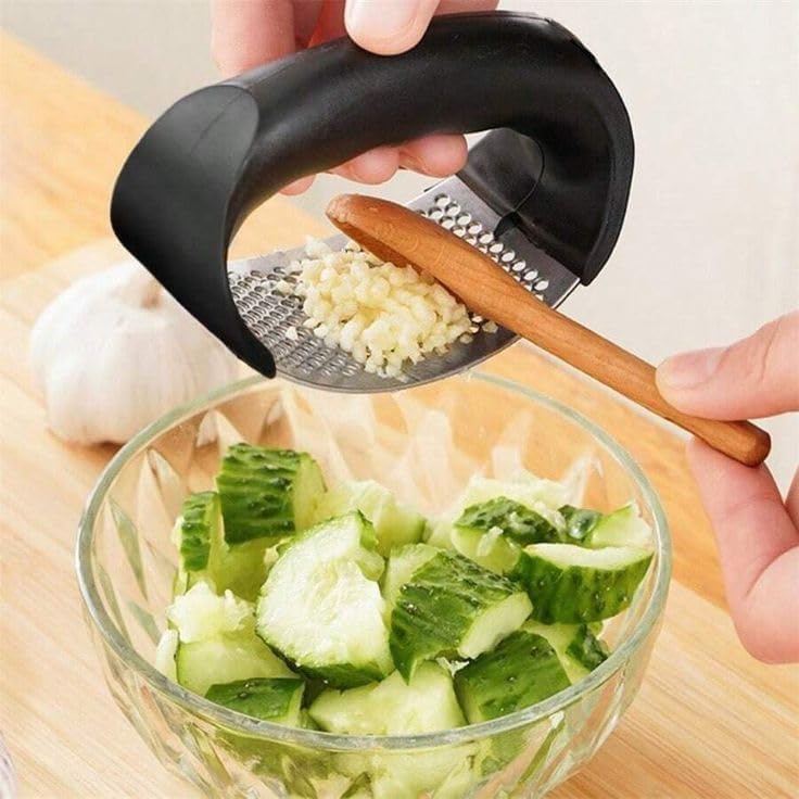Premium Garlic Crusher – Easy, Quick & Mess-Free (Pack of 2)- .f