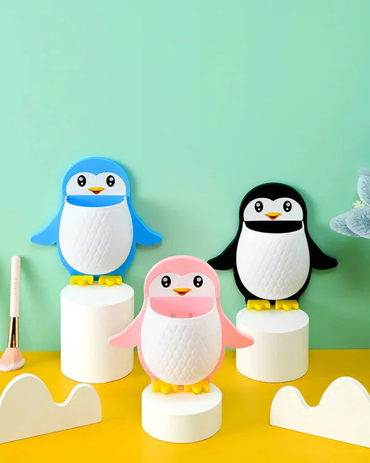 Cute Penguin Storage Rack- Wall Mounted