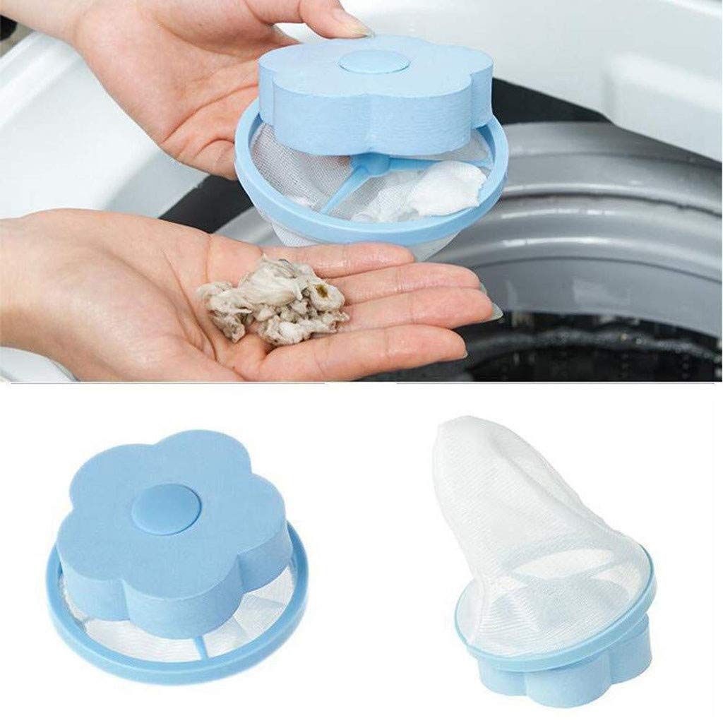 Reusable Laundry Lint Filter Bag – Washing Machine Floating Hair & Fabric Waste Catcher :f
