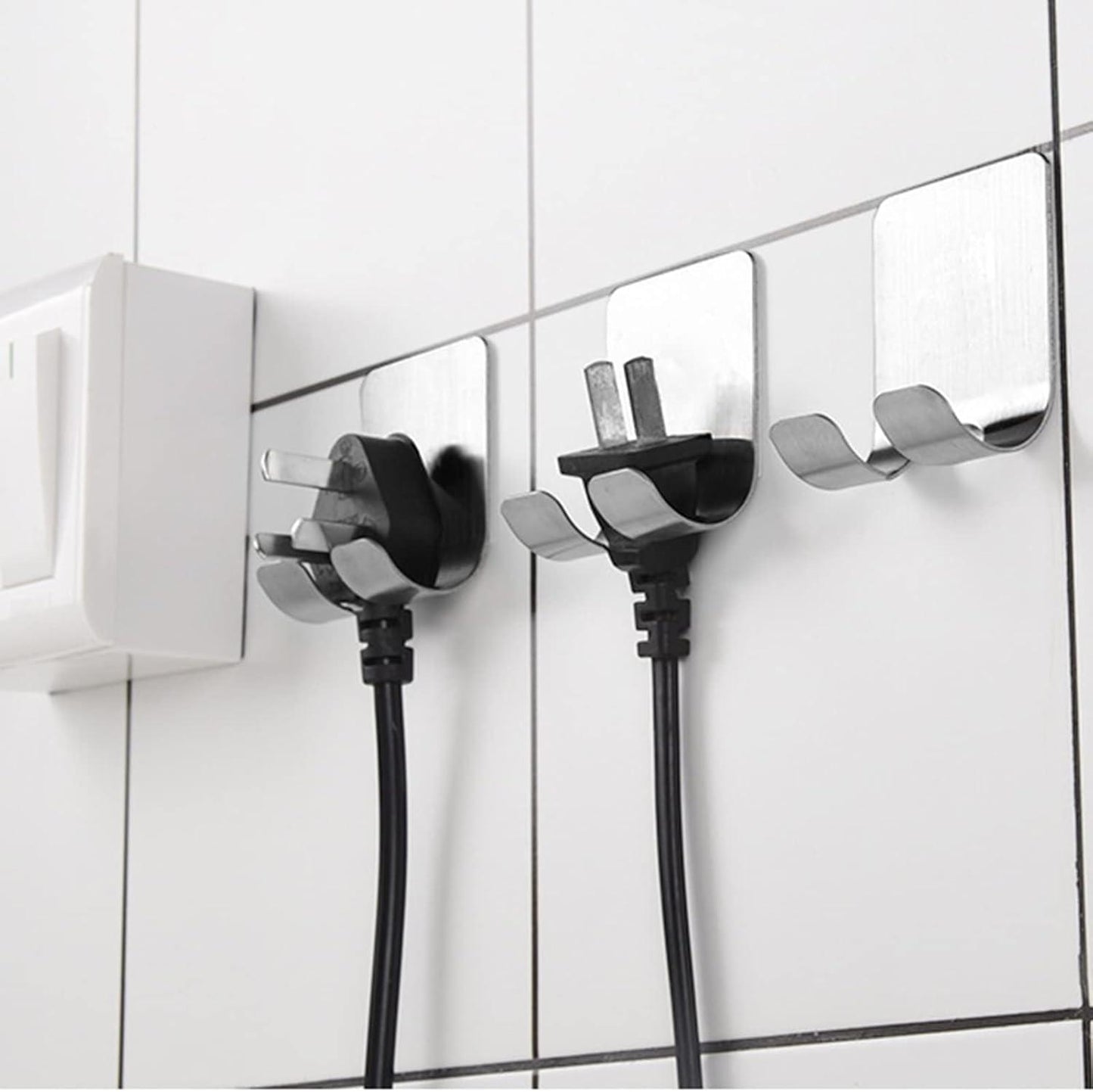 Multipurpose Wall Mounted Holder- Self-Adhesive Organizer for Phone, Charger & Accessories :f