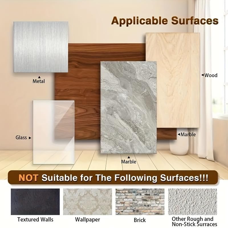 Premium Acrylic Wall Hook | Self Adhesive No Drill Towel Hanger for Bathroom, Kitchen & Home :f