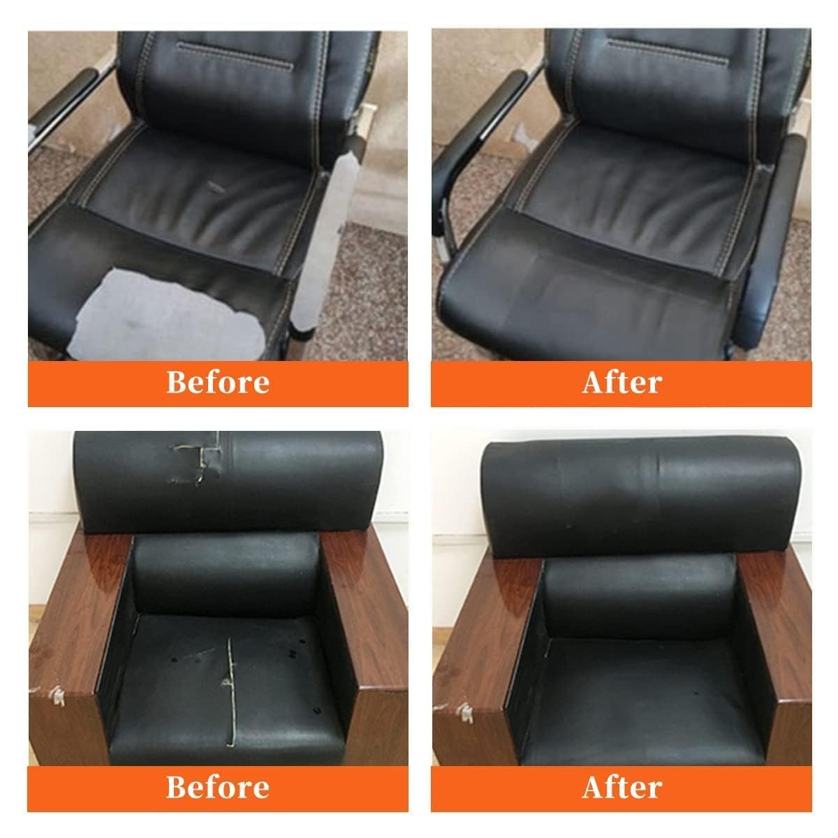 Adhesive Leather Repair Patch – (30x60 cm) Quick Fix (Pack of 2), g