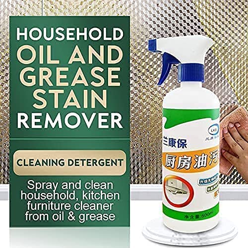Heavy Duty Oil Grease Remover Spray for Kitchen | Chimney, Gas Stove & Exhaust Cleaner -500 ml :f