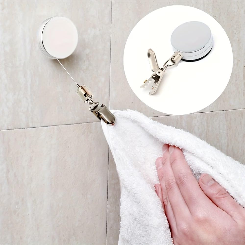 Multifunctional Telescopic Retractable Wall Hanger – 60cm Hanging Hook :f