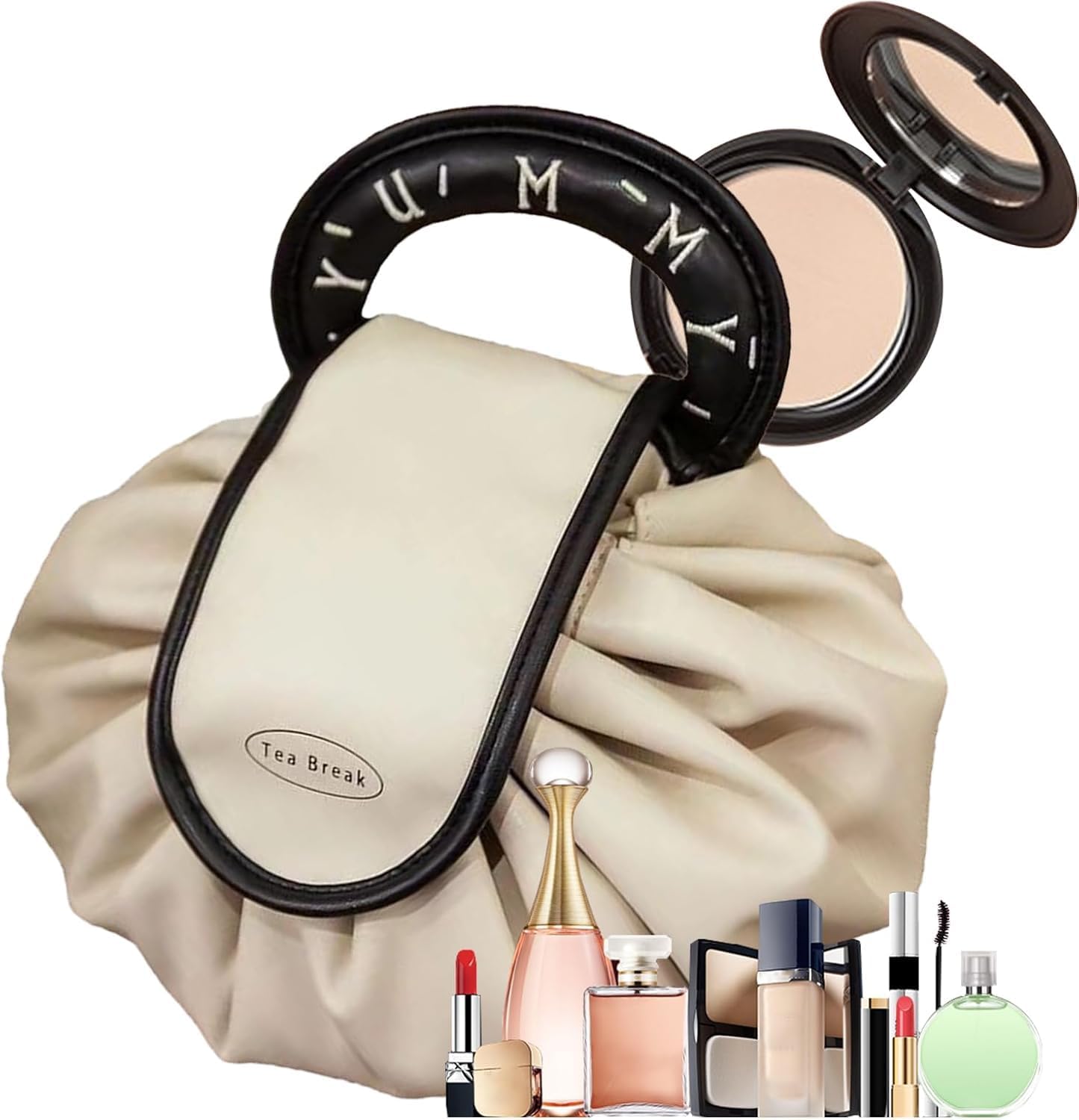 Multi-Functional Drawstring Cosmetic Bag | Travel Makeup & Toiletry Organizer :f