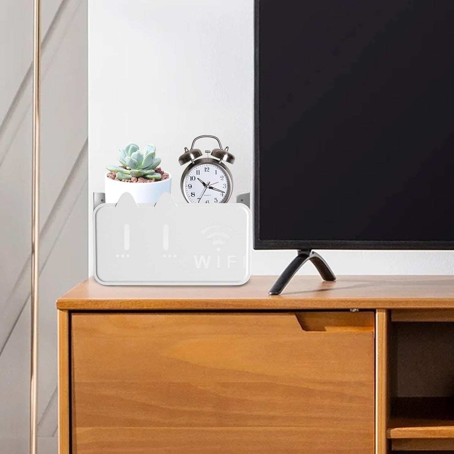WiFi Router Storage Box – Cable Organizer & Wall Mount Cover .g