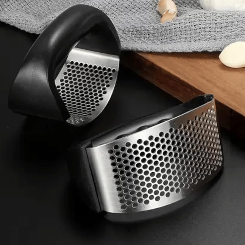 Premium Garlic Crusher – Easy, Quick & Mess-Free (Pack of 2)- .f