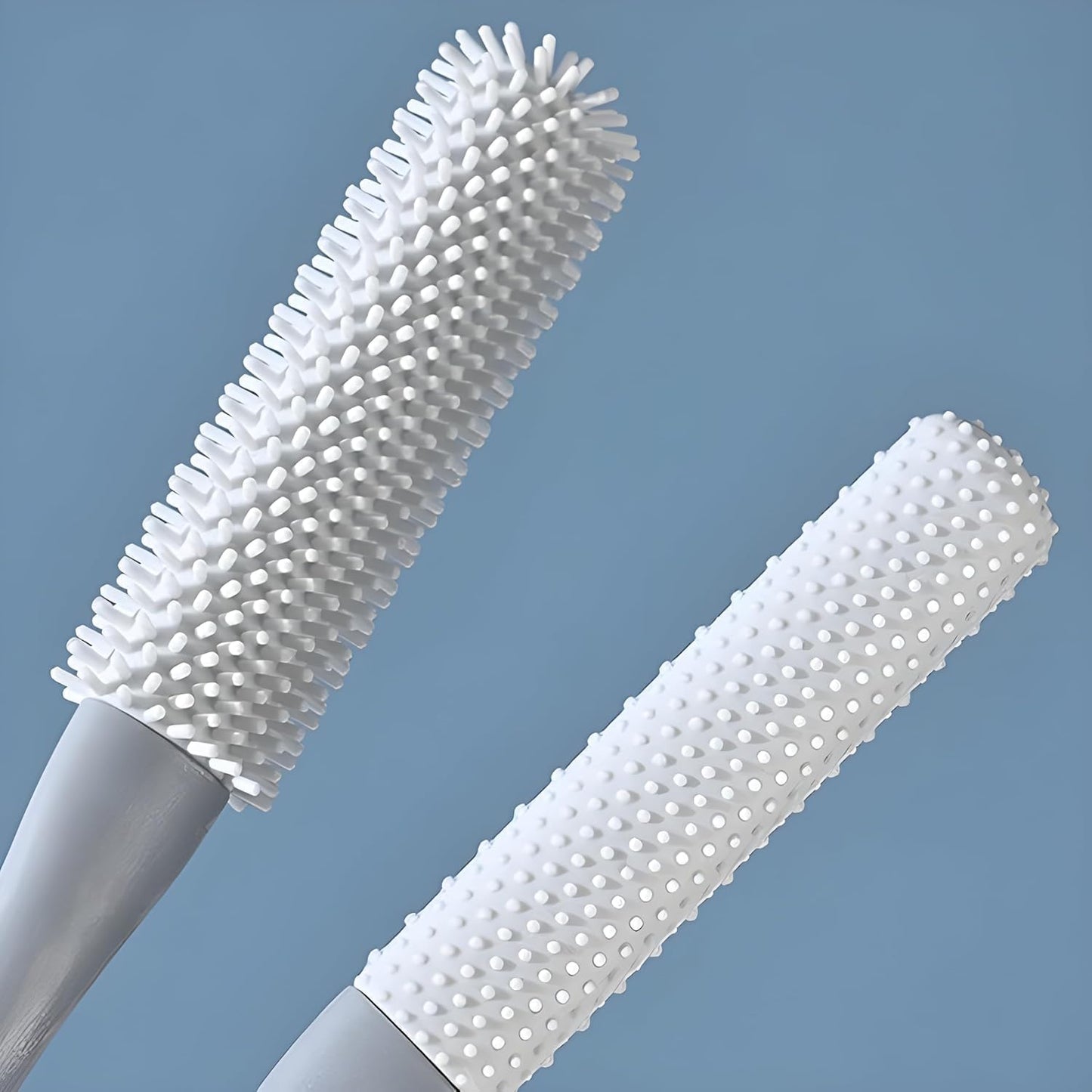 2-in-1 Silicone Foot Cleaning Brush with Long Handle | Foot & Toe Scrubber :f