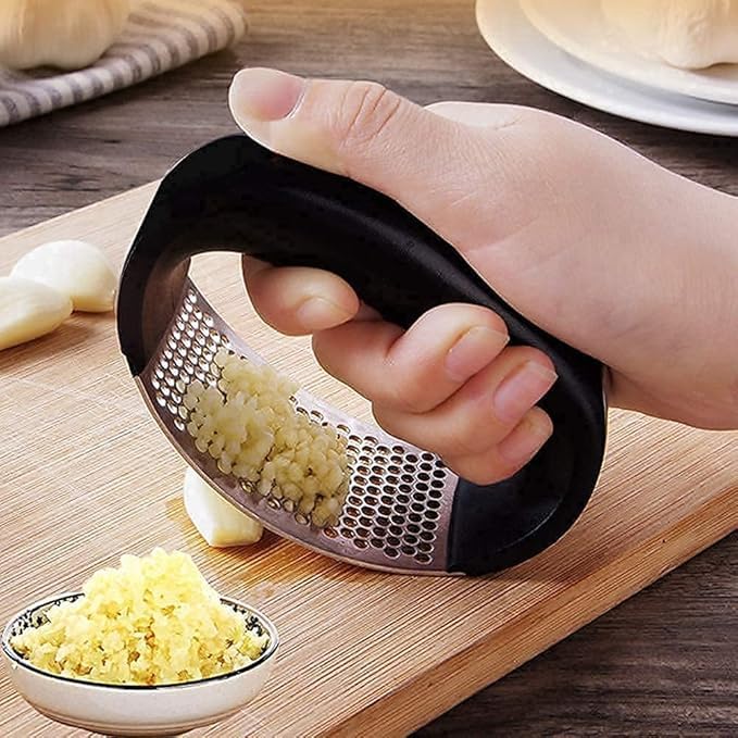 Premium Garlic Crusher – Easy, Quick & Mess-Free (Pack of 2)- .f