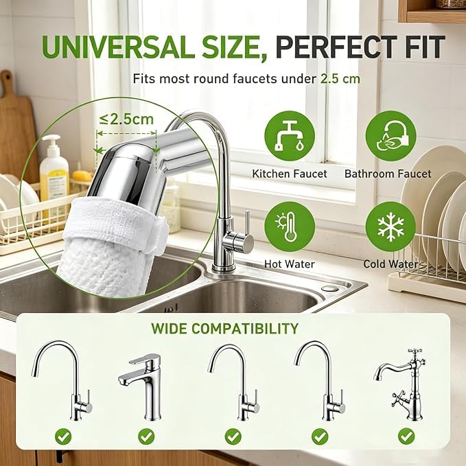 Disposable Faucet Filter Mesh Pads – High-Density Tap Filter Cotton :f
