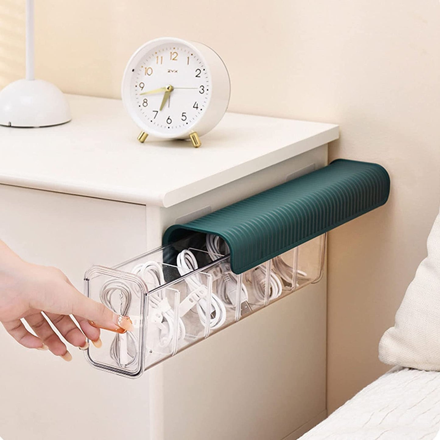 Space-Saving Wall Storage Drawer – Self-Adhesive Organizer for Socks, Underwear, Ties & Accessories: f