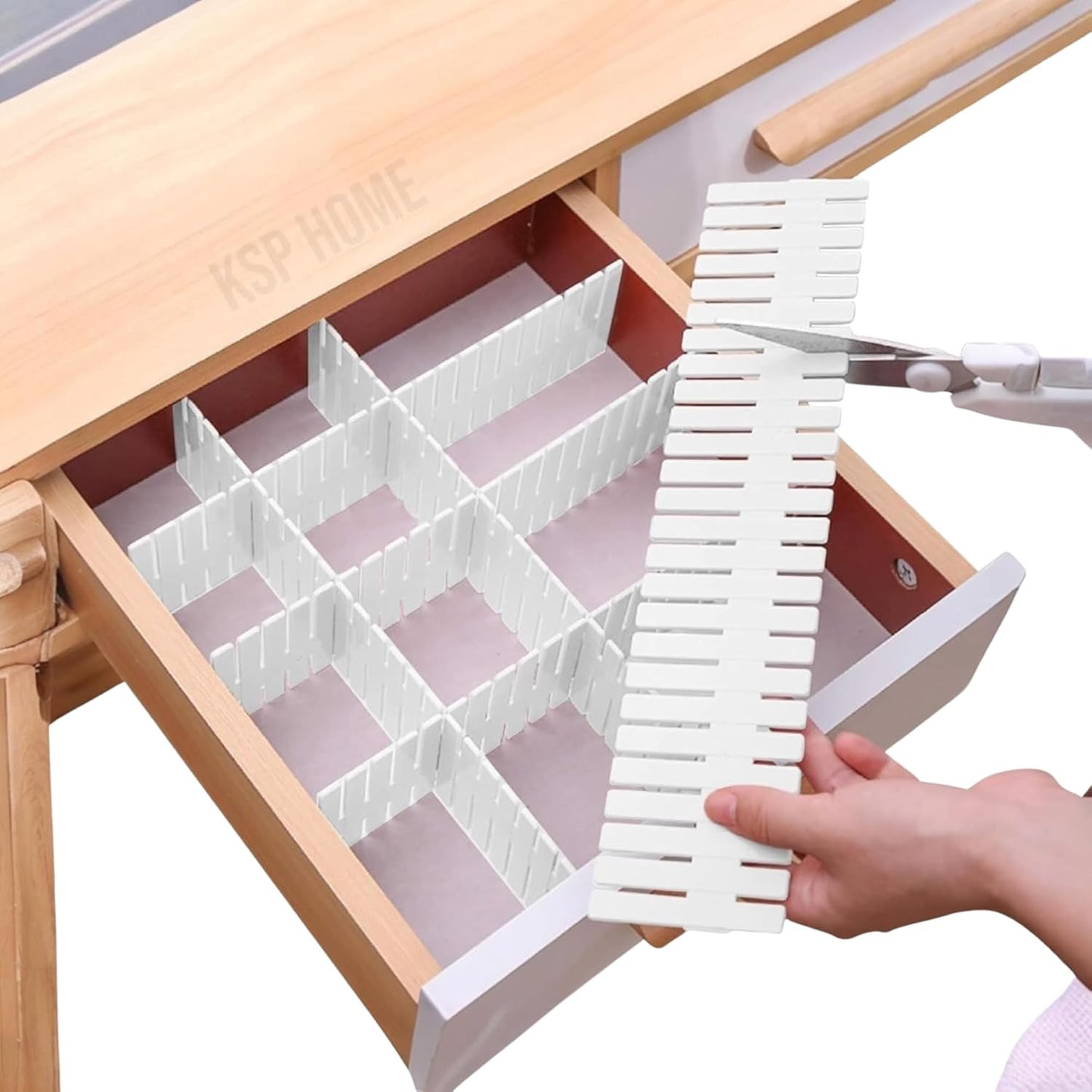 Drawer Organizer Dividers – Customizable Storage Grid for Clothes & Wardrobe: f