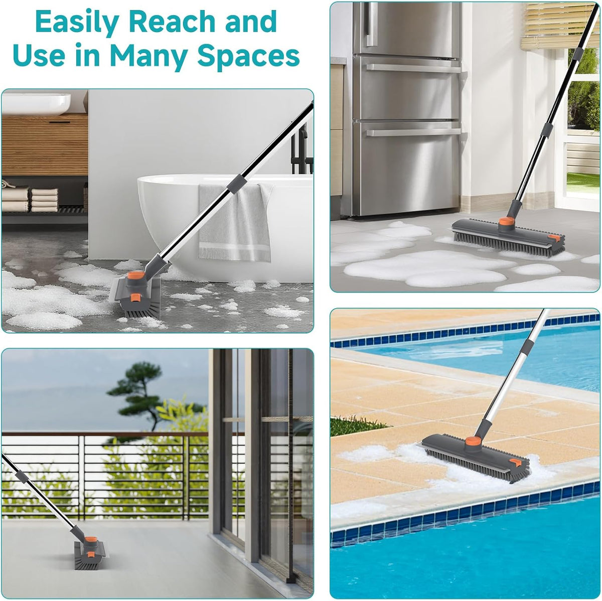 3-in-1 Bathroom Cleaning Brush with Wiper : f