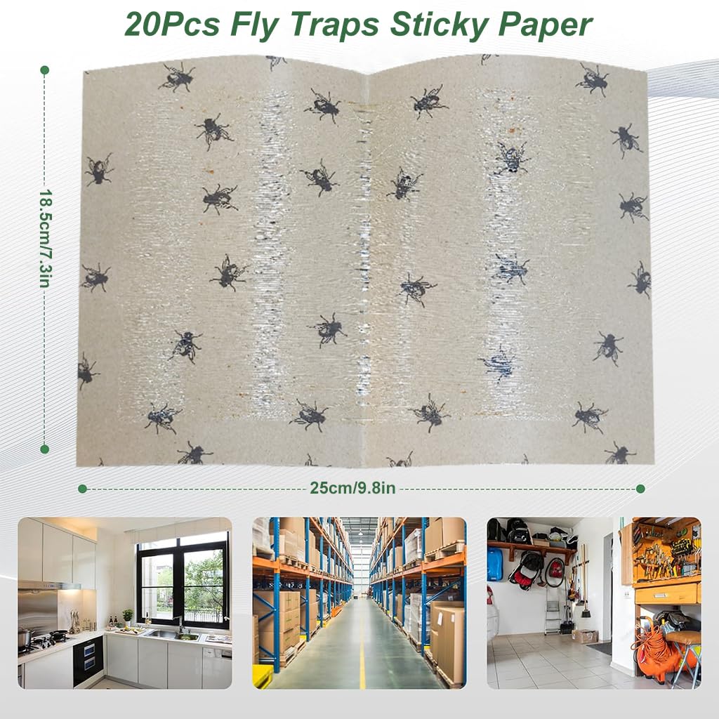 Dual-Sided Yellow Sticky Insect Traps : f