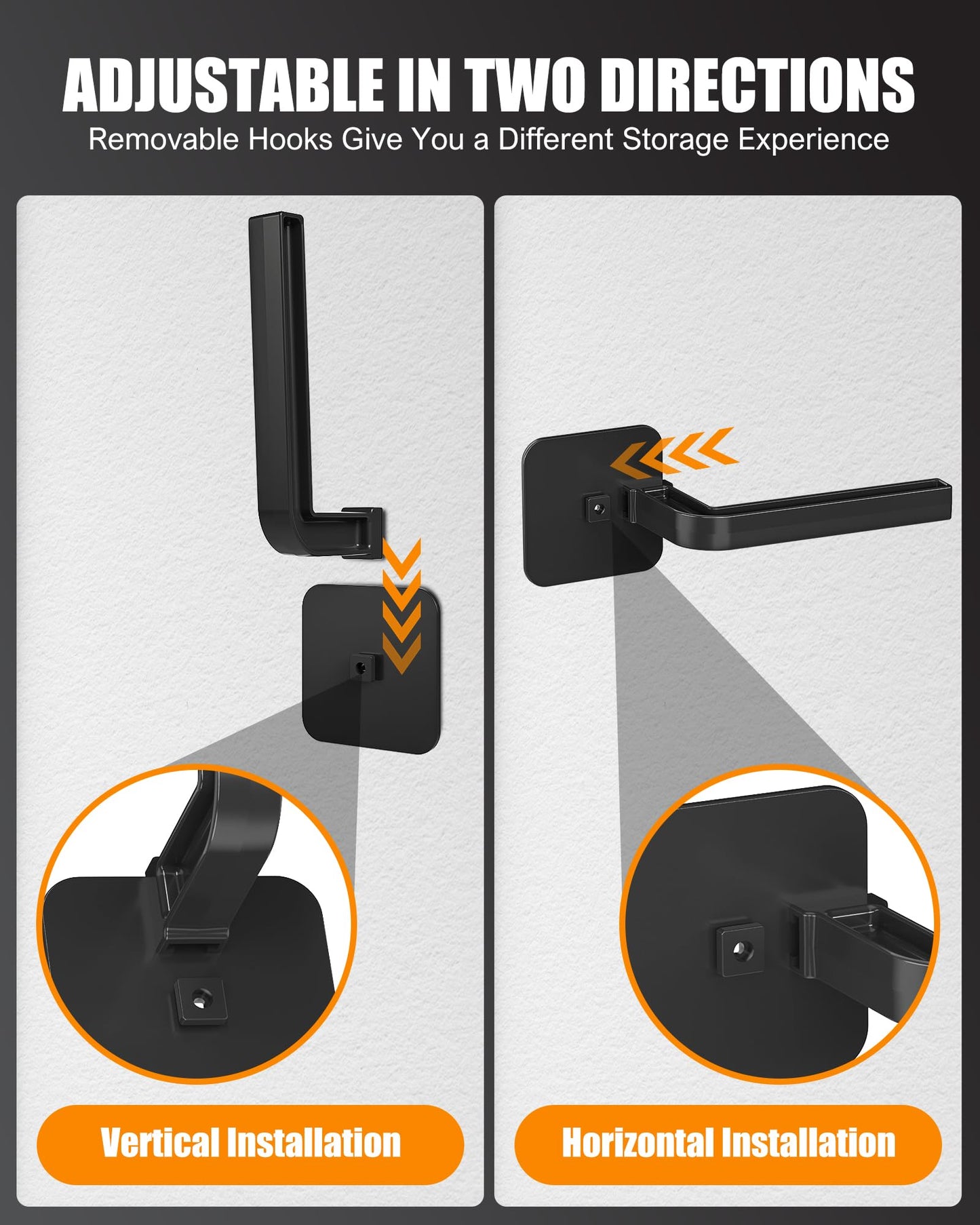 Multi-Purpose Strong Adhesive Wall Hooks for Clothes & Accessories: f