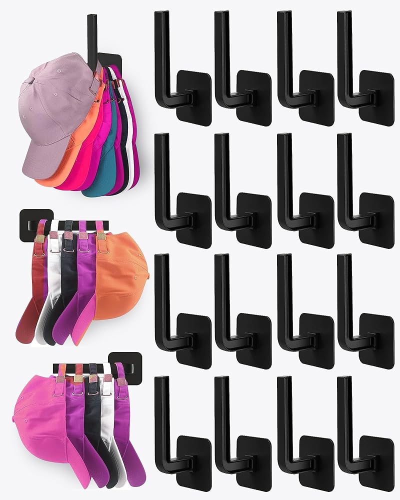 Multi-Purpose Strong Adhesive Wall Hooks for Clothes & Accessories: f