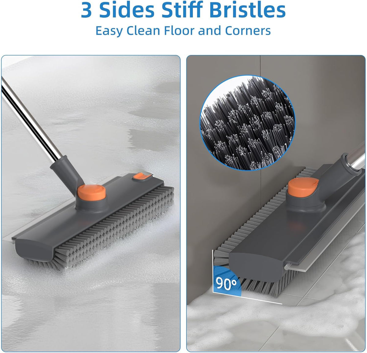 3-in-1 Bathroom Cleaning Brush with Wiper : f