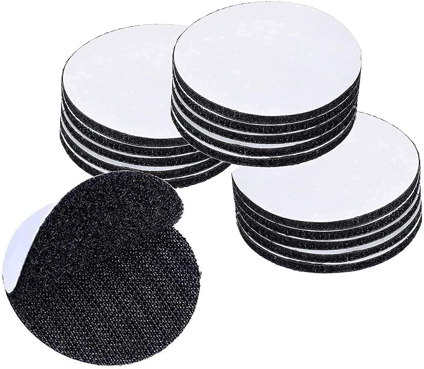 Anti-Slip Velcro Tape Dots – Self Adhesive Double-Sided Grip for Carpets, Bedsheets & Rugs- f