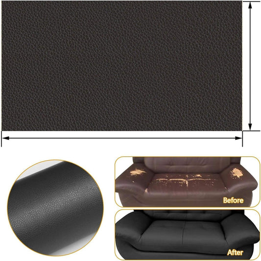 Adhesive Leather Repair Patch – (30x60 cm) Quick Fix (Pack of 2), g