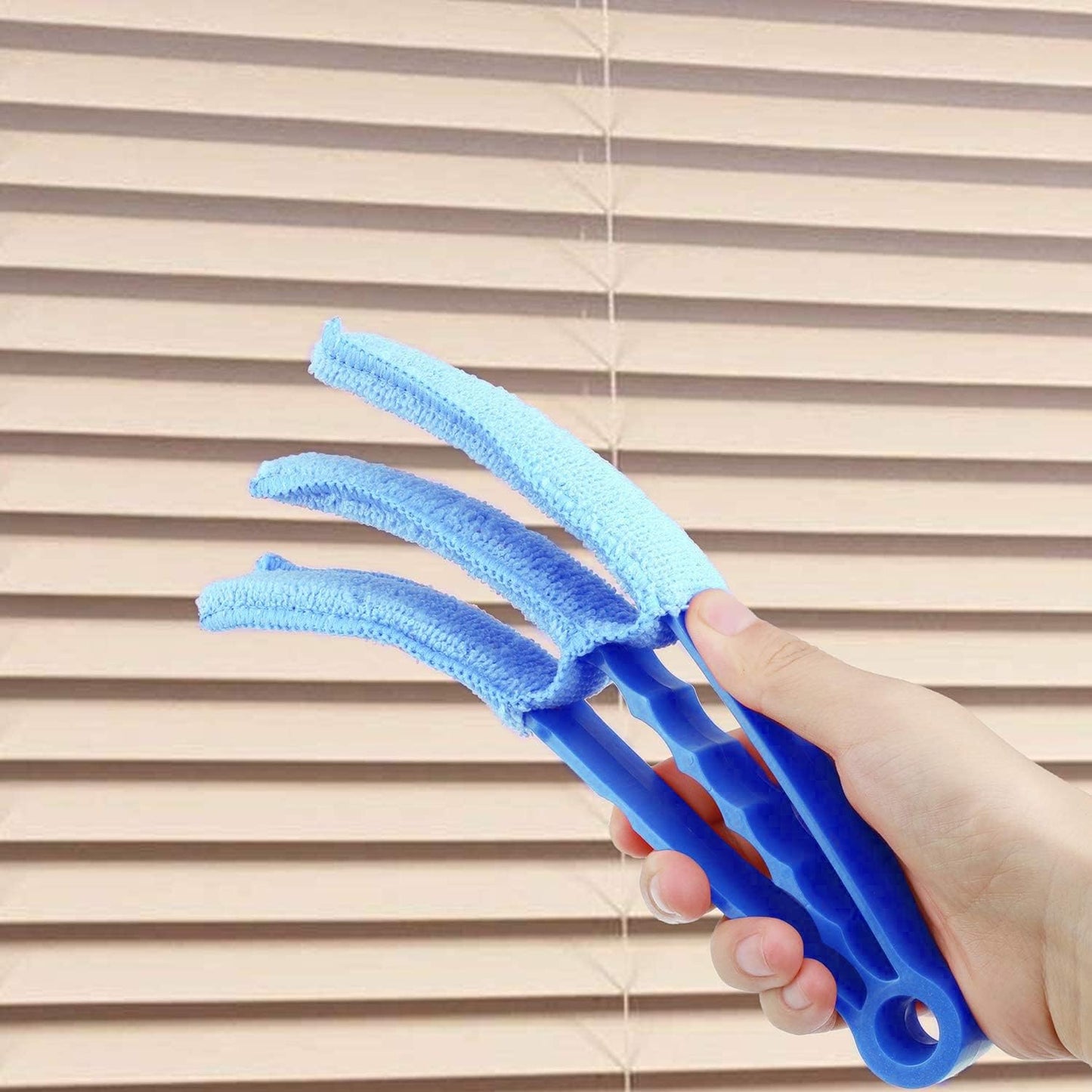 3-in-1 Blinds and Ac Vent Cleaning Brush with Microfiber Sleeves – Multipurpose Dust Remover Tool: g