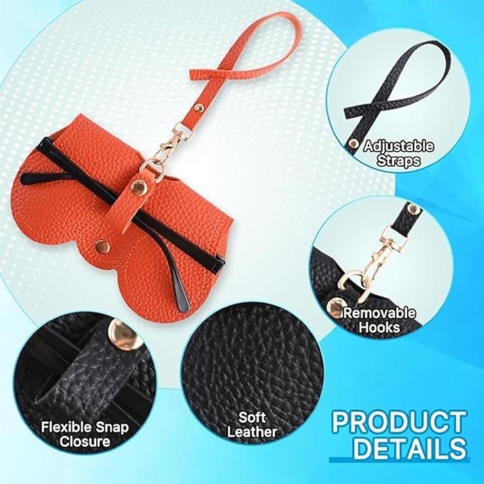 Portable Sunglasses & Eyeglasses Case Pouch – Soft Protective Cover