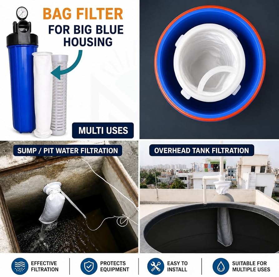 Whole House Water Filter Cartridge | Sediment, Sand, Rust & Dirt Removal :f