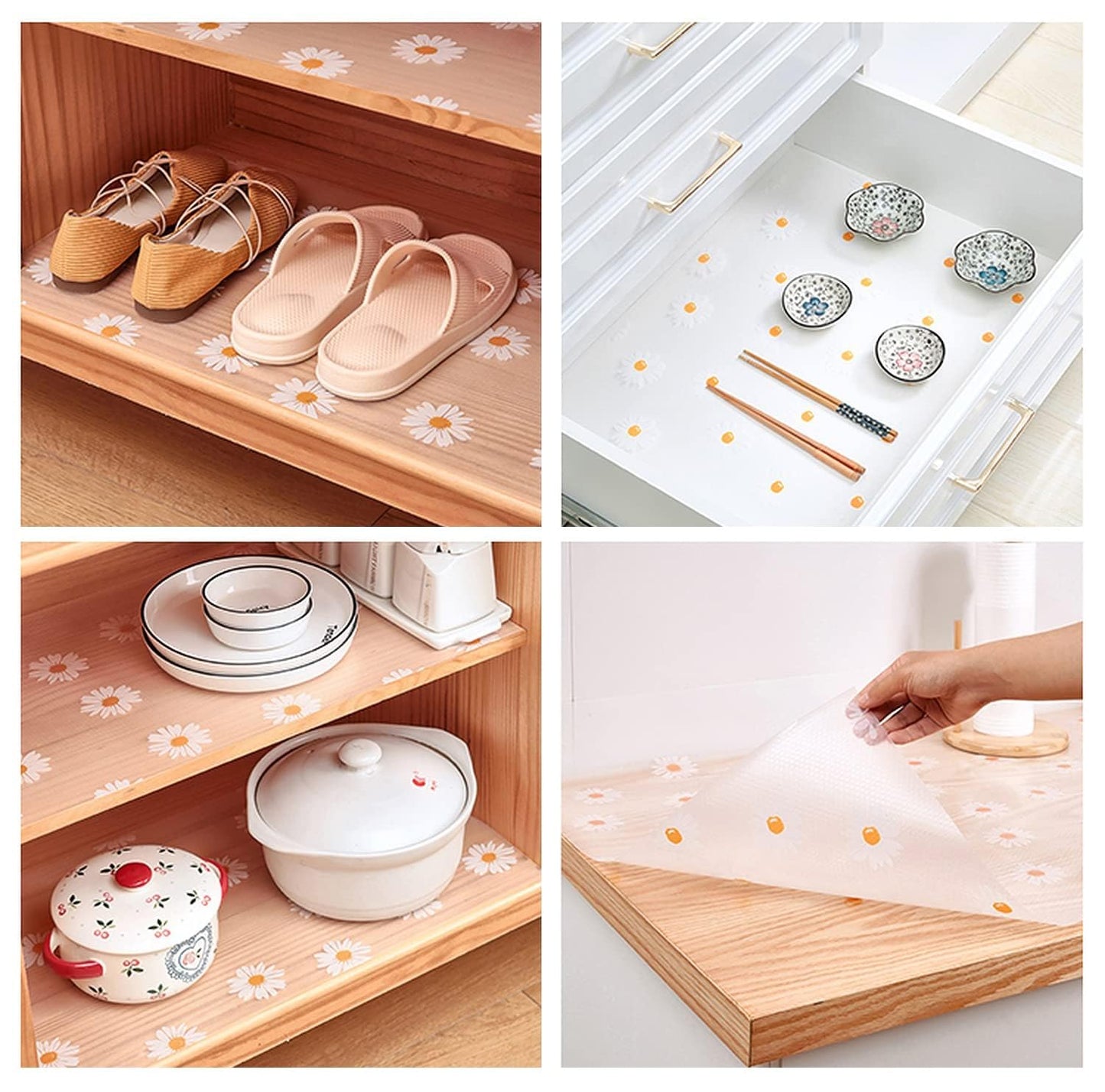 GripSafe Waterproof Drawer & Cabinet Shelf Liner (45 × 125 cm); f