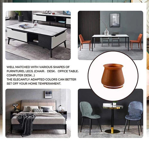 Furniture Leg Caps- Easy movement & No more floor scratches.g