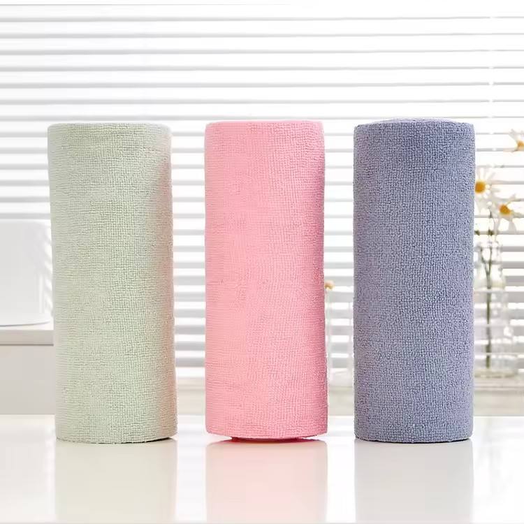 20 Sheet Microfiber Towel Roll – Reusable Kitchen Cleaning Cloths | Eco-Friendly & Multi-Use: f