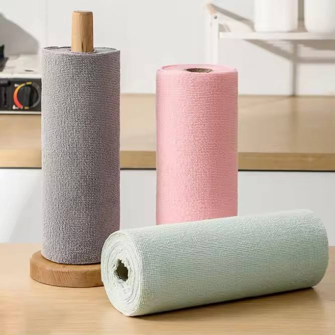 20 Sheet Microfiber Towel Roll – Reusable Kitchen Cleaning Cloths | Eco-Friendly & Multi-Use: f