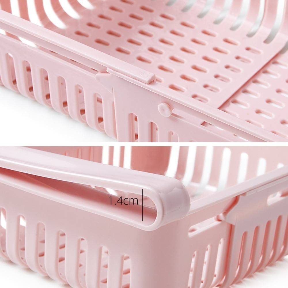 Multi-Purpose Fridge Storage Basket – Pull-Out Refrigerator Shelf Organizer Drawer :f