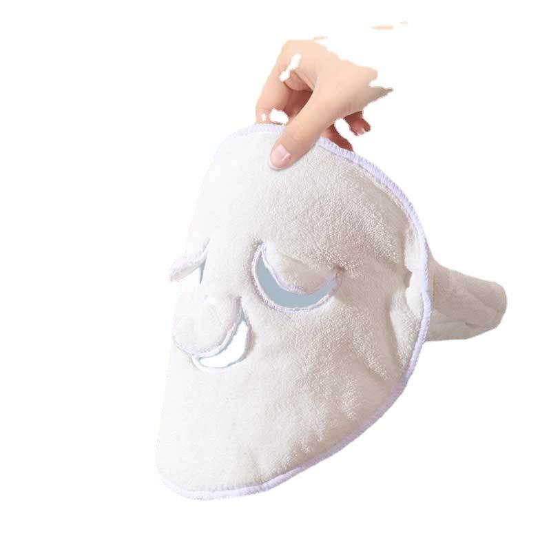 Reusable Facial Towel Mask | Hot & Cold Compress Moisturizing Face Mask :f