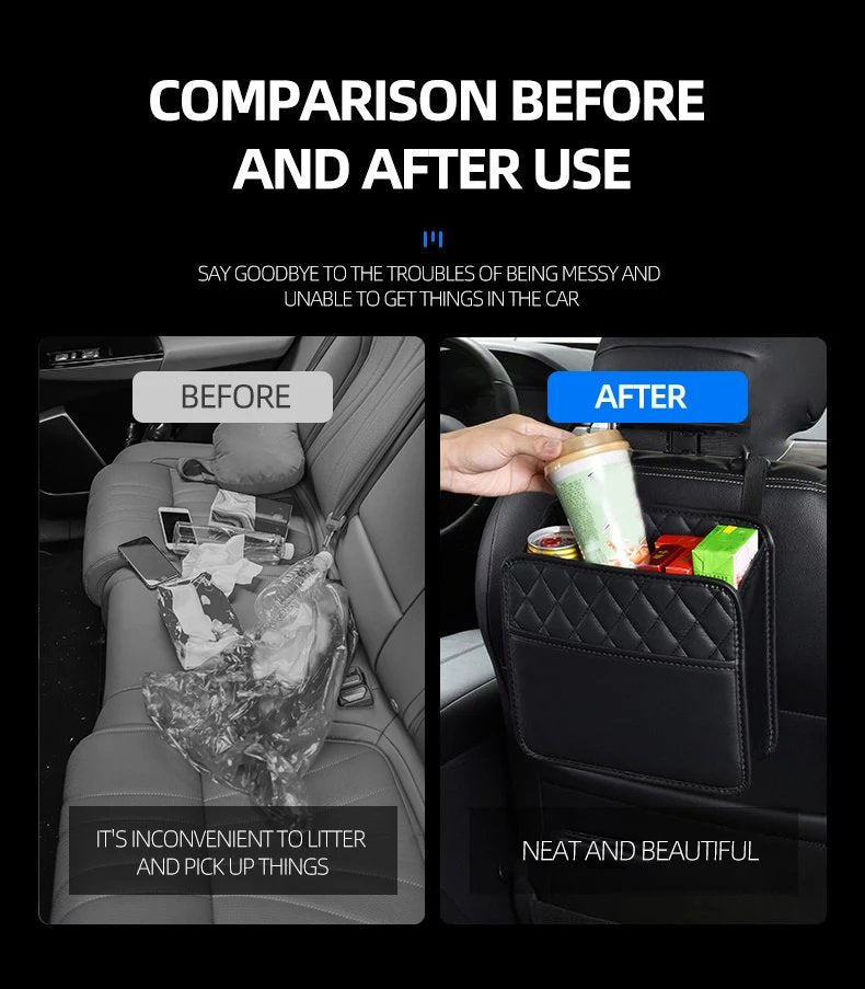Car Back Seat Organizer – Multi-Pocket Storage for Your Car : f