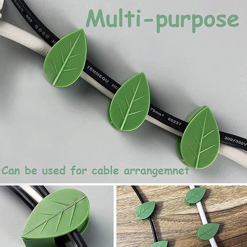 Multipurpose Self-Adhesive Plant Clips – Invisible Wall Hooks for Climbing Plants, Vine Support, Cable Routing & Home Garden Decor :f
