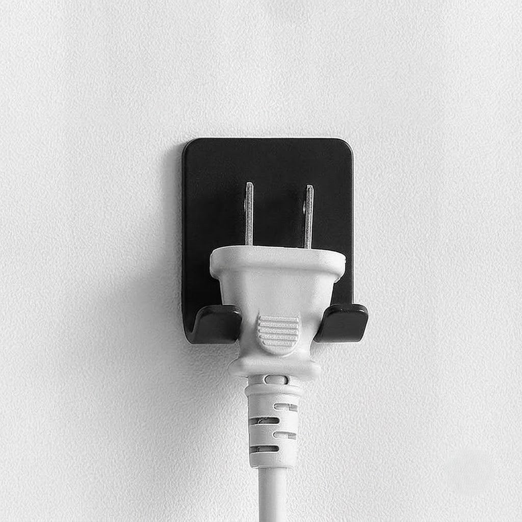 Multipurpose Plastic Wall Mounted Holder- Self-Adhesive Organizer for Phone, Charger & Accessories :f