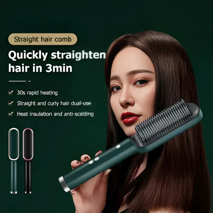 Professional Electric Hair Straightener Comb Brush