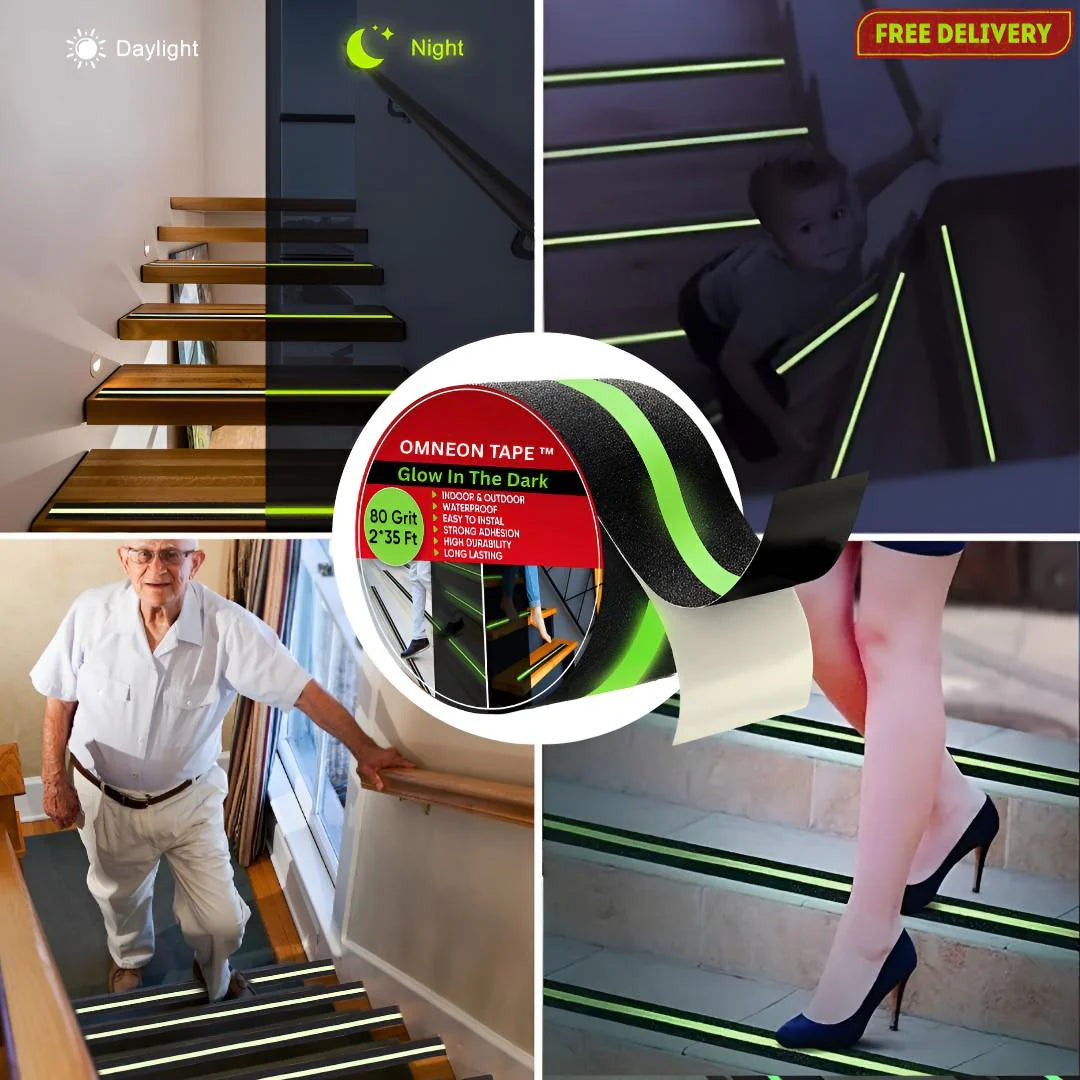 Anti Slip Tape- Stops Slips on stairs, bathroom, anywhere (5 meter).-g