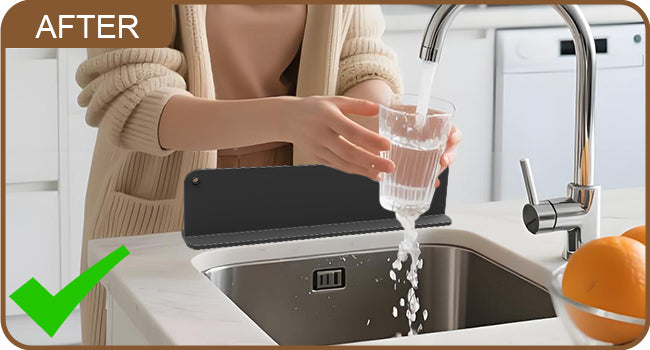 Silicone Anti Splash Guard – Keep Your Sink Area Clean & Dry-.g